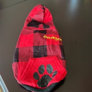 Dog hoodie size small
